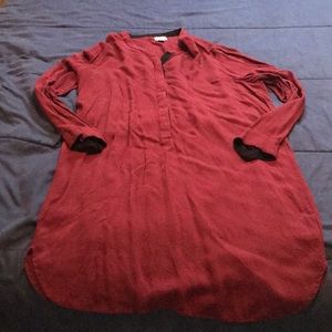Old Navy midi dress burgundy